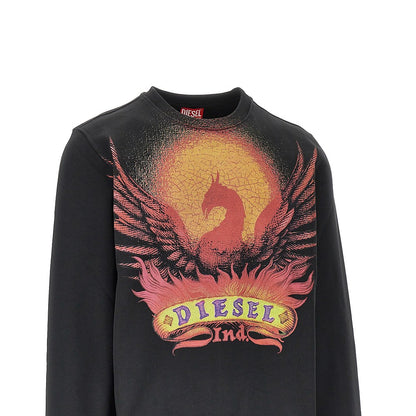 DIESEL Phoenix' print crewneck sweatshirt