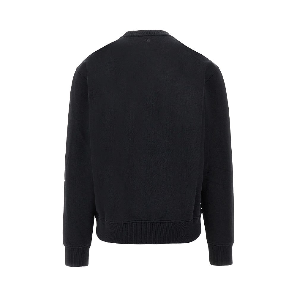 AMI Ami de Coeur embroidery crewneck sweatshirt