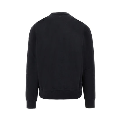 AMI Ami de Coeur embroidery crewneck sweatshirt