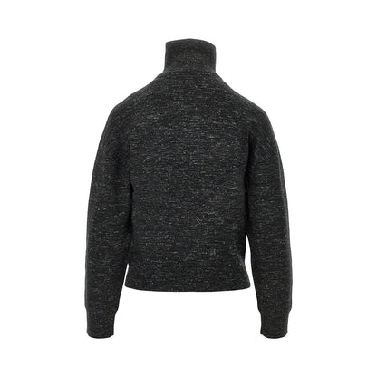 Marant Étoile Mouliné knitted full-zip sweatshirt