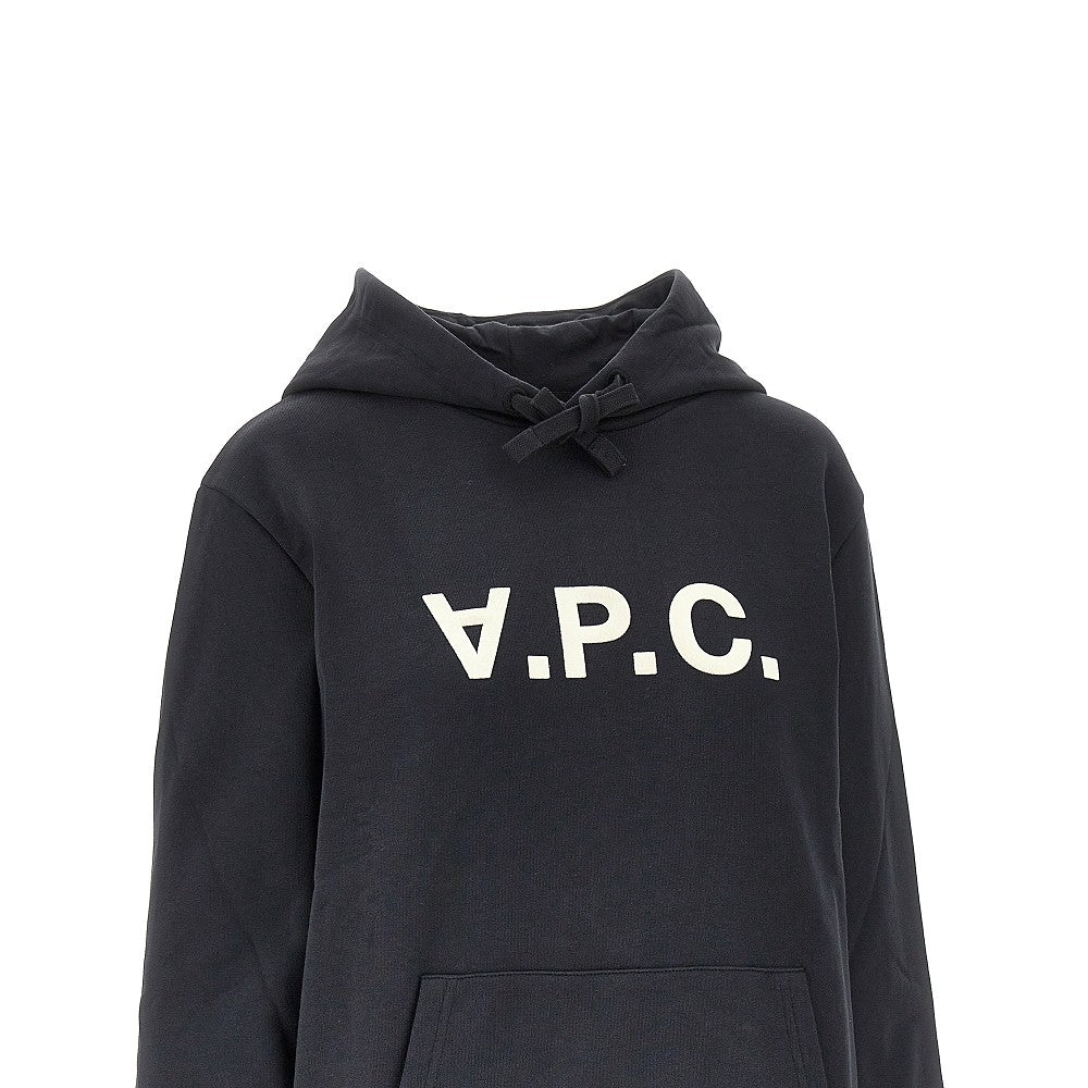 A.P.C. Flocked logo hoodie