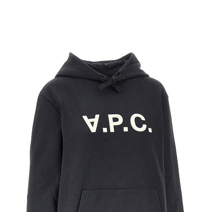 A.P.C. Flocked logo hoodie