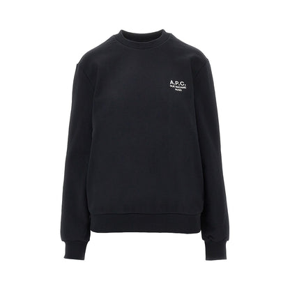 A.P.C. Crewneck sweatshirt with logo embroidery