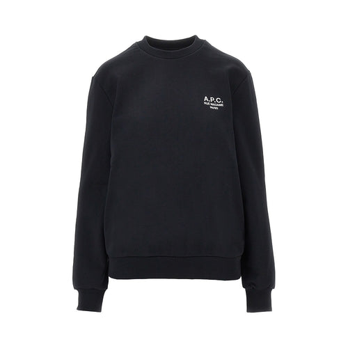 A.P.C. Crewneck sweatshirt with logo embroidery