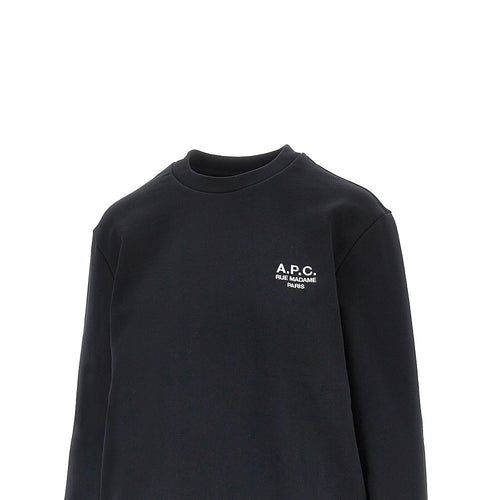 A.P.C. Crewneck sweatshirt with logo embroidery