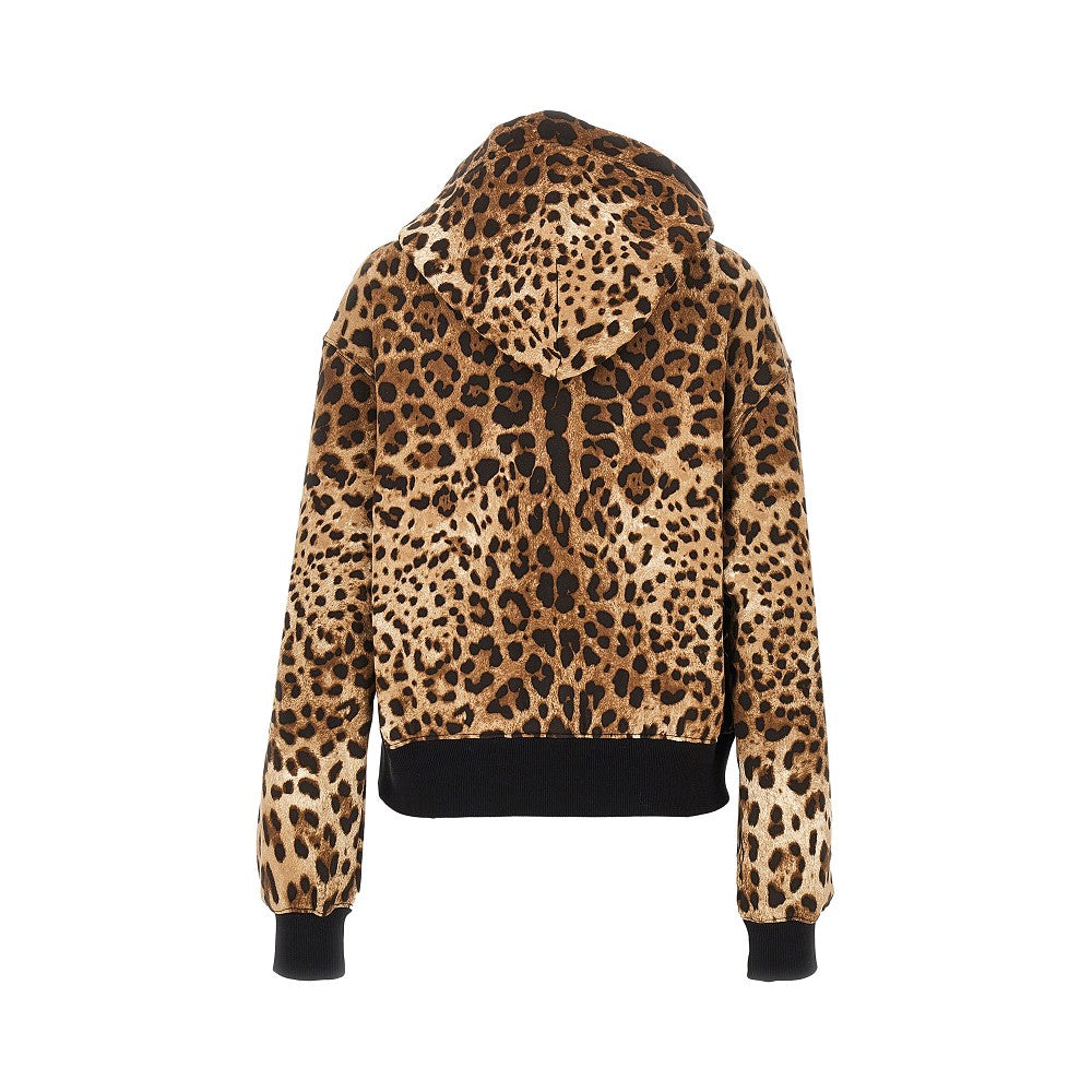 DOLCE&GABBANA Leo-print hoodie