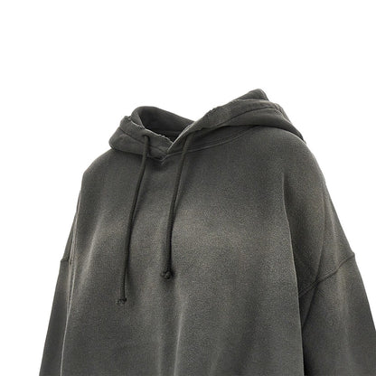 GOLDEN GOOSE Back logo print oversized cropped hoodie