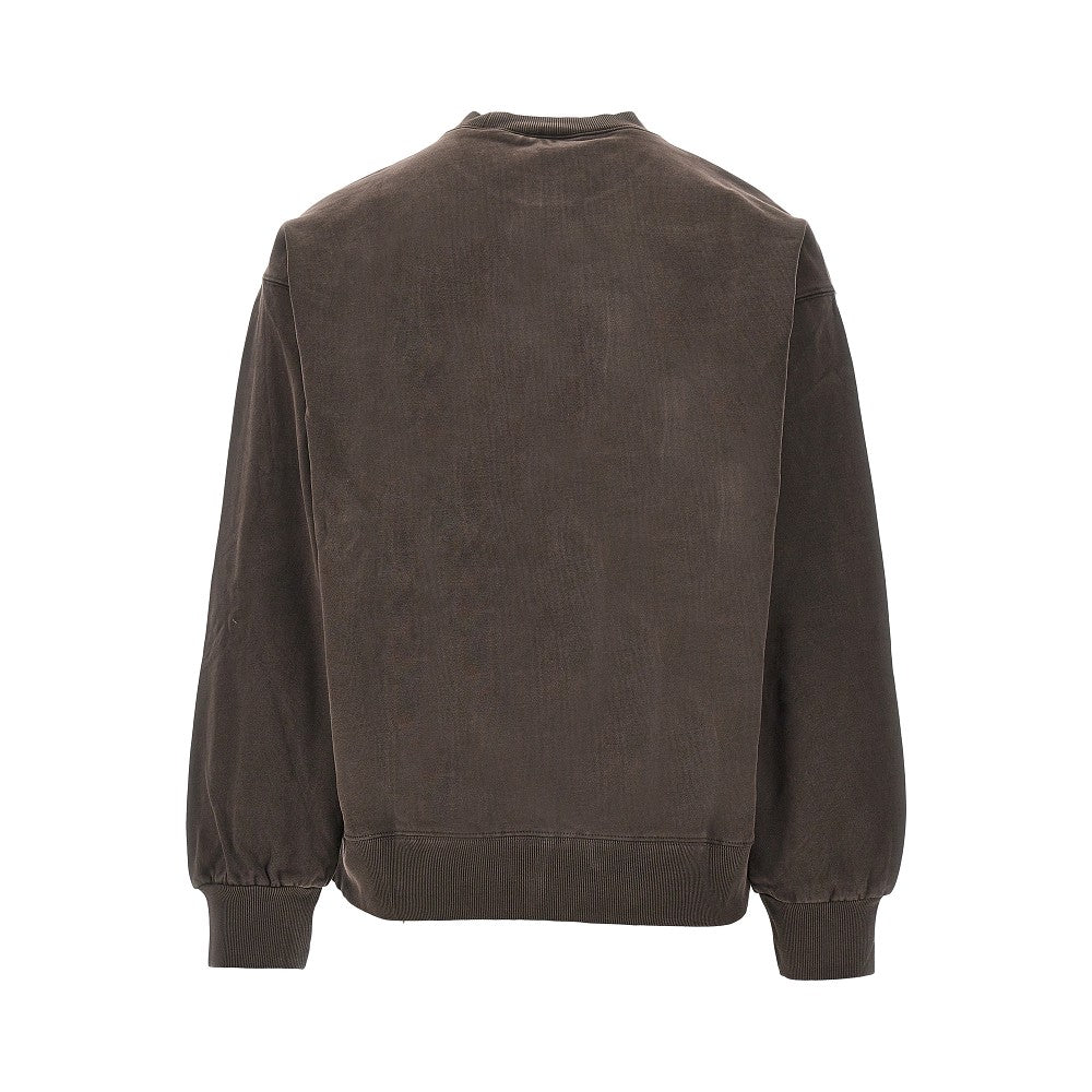 CARHARTT WIP Vista' bleached-out crewneck sweatshirt