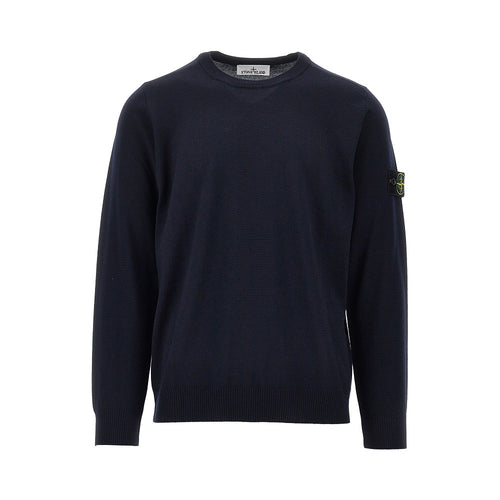 STONE ISLAND Virgin wool crewneck sweater