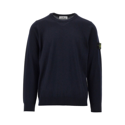 STONE ISLAND Virgin wool crewneck sweater
