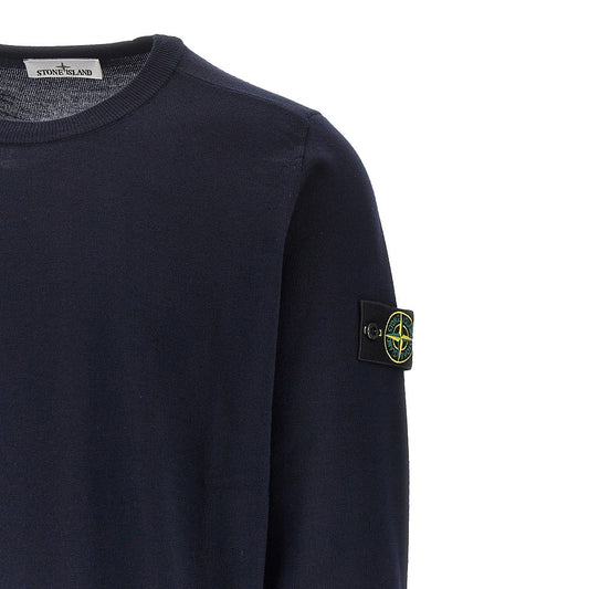 STONE ISLAND Virgin wool crewneck sweater