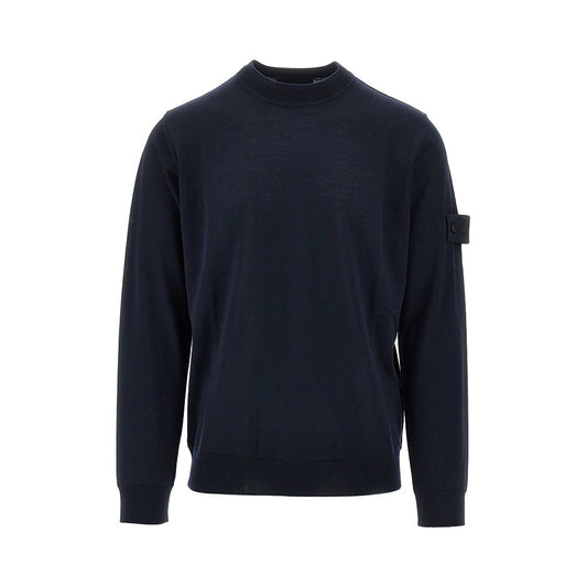 STONE ISLAND Ghost virgin wool crewneck sweater