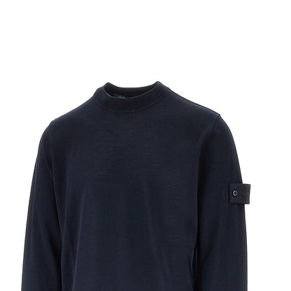 STONE ISLAND Ghost virgin wool crewneck sweater