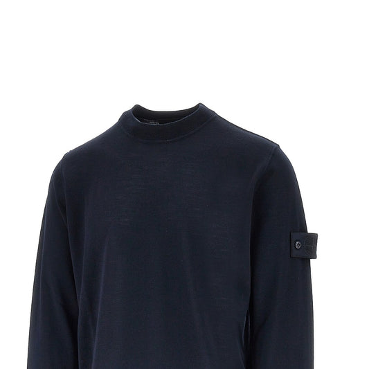 STONE ISLAND Ghost virgin wool crewneck sweater