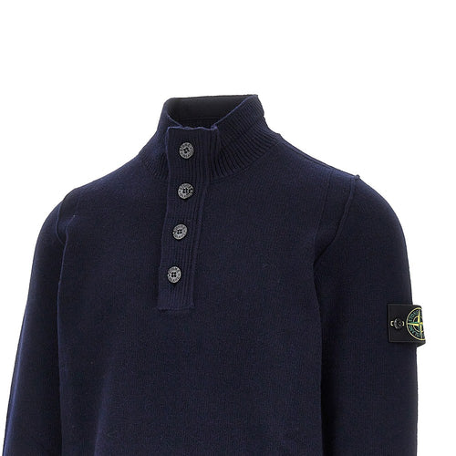 Stone Island Knitted sweater with Logo Badge