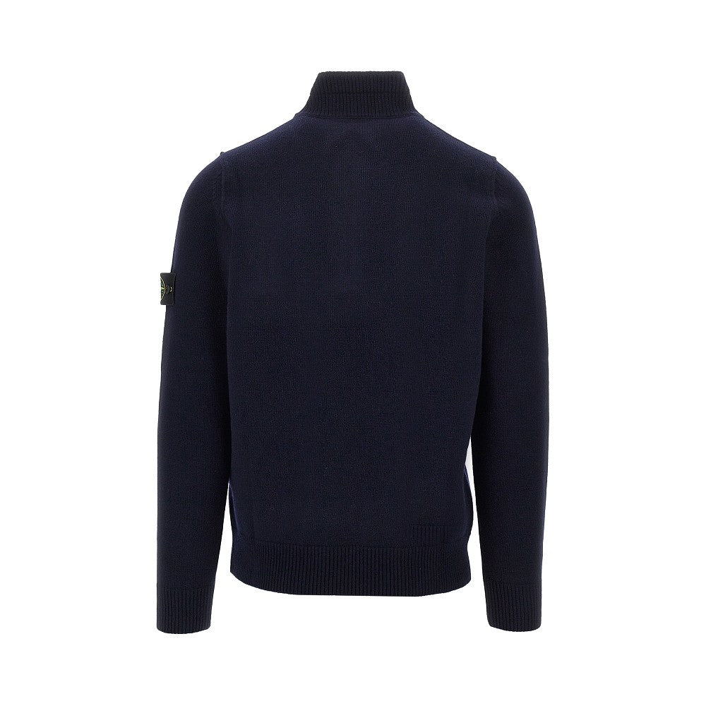 Stone Island Knitted sweater with Logo Badge