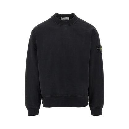 STONE ISLAND Crewneck cotton sweatshirt with Logo Badge