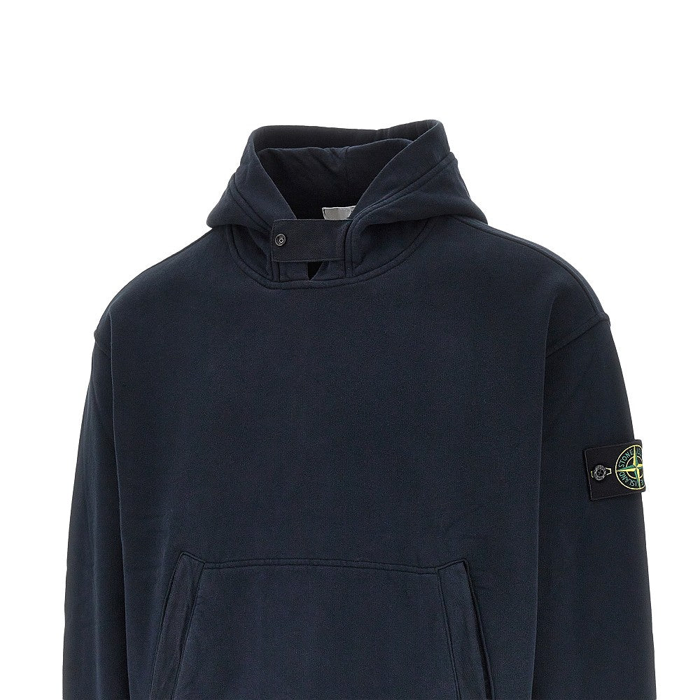 STONE ISLAND Cotton french terry hoodie