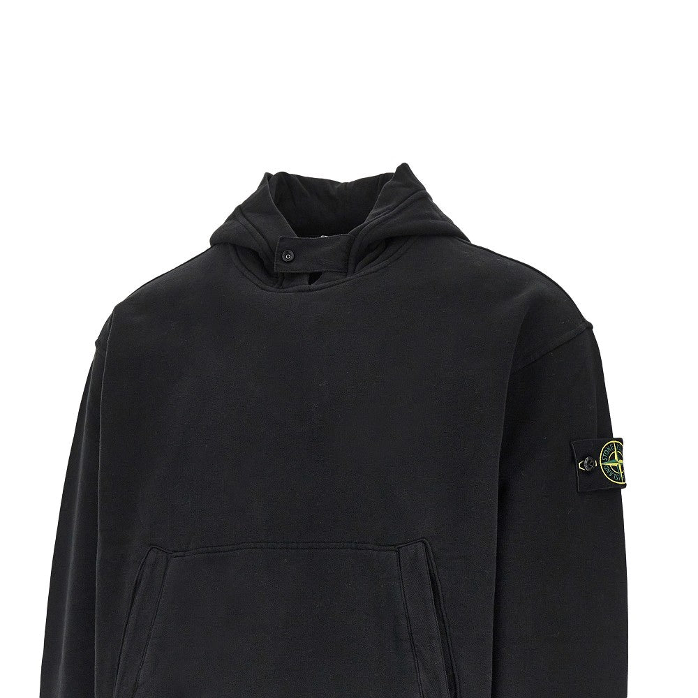 STONE ISLAND Cotton french terry hoodie