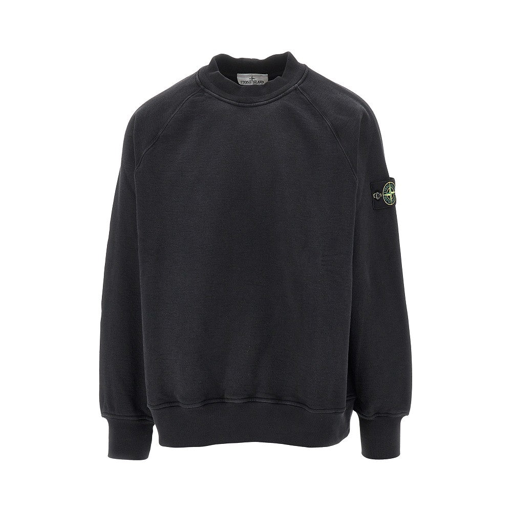 STONE ISLAND Heavy cotton crewneck sweatshirt