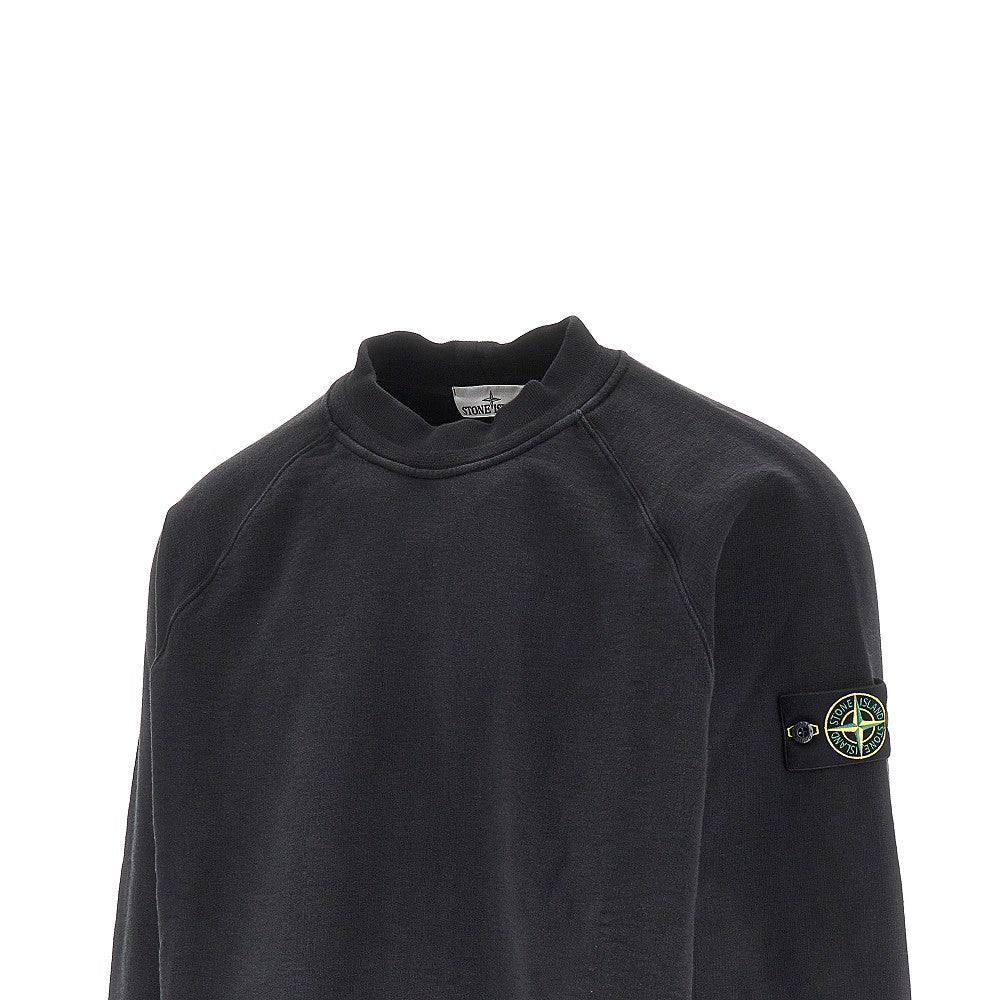 STONE ISLAND Heavy cotton crewneck sweatshirt