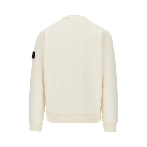 STONE ISLAND Crewneck cotton sweatshirt with Logo Badge