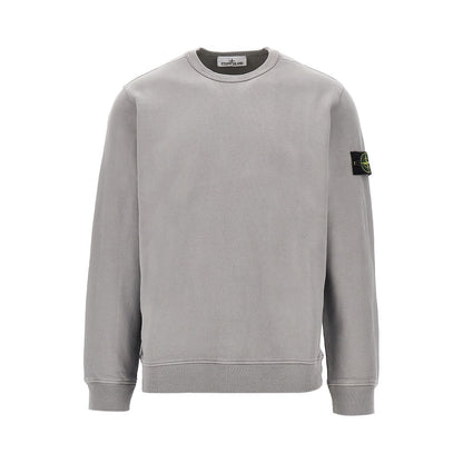 STONE ISLAND Crewneck cotton sweatshirt with Logo Badge