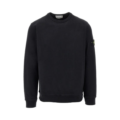 STONE ISLAND Crewneck cotton sweatshirt with Logo Badge