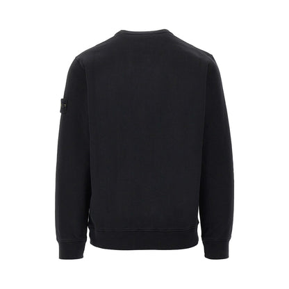 STONE ISLAND Crewneck cotton sweatshirt with Logo Badge