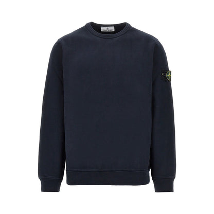 STONE ISLAND Crewneck cotton sweatshirt with Logo Badge