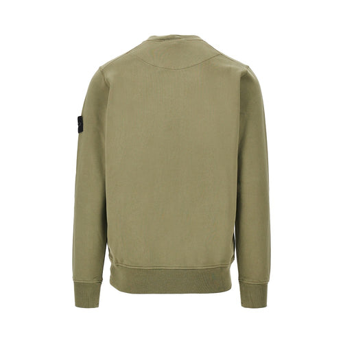 Stone Island Logo badge organic cotton sweatshirt