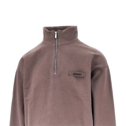 JACQUEMUS Gros Grain' half-zip sweatshirt