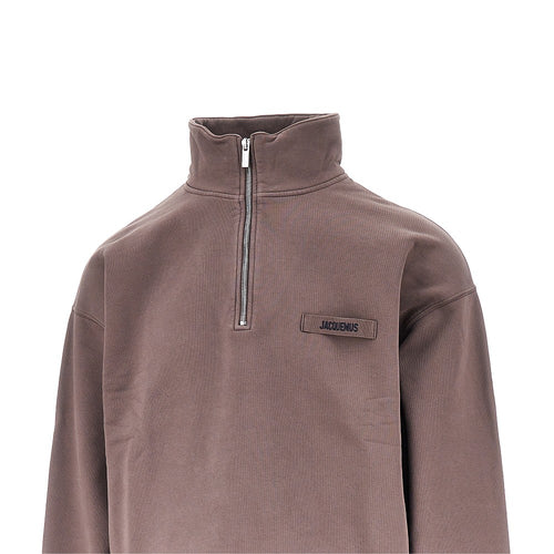 JACQUEMUS Gros Grain' half-zip sweatshirt