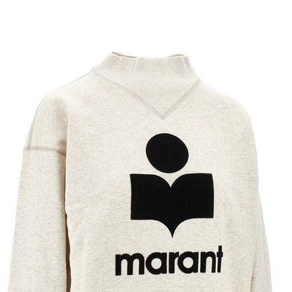 Marant Étoile 'Moby' sweatshirt with flocked logo