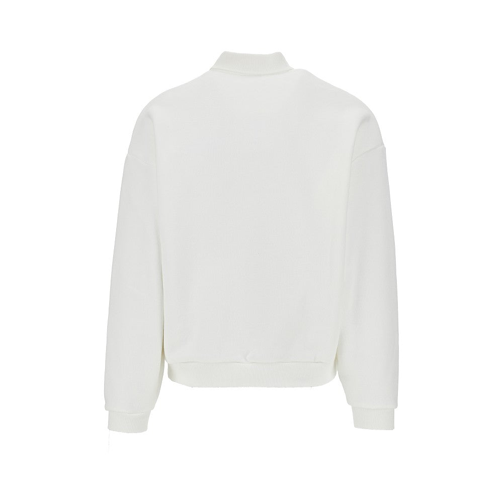 AUTRY French terry polo sweatshirt