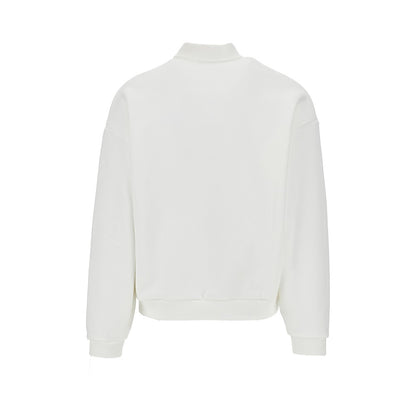 AUTRY French terry polo sweatshirt