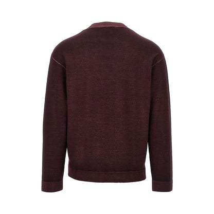 EMPORIO ARMANI Virgin wool knitting cardigan