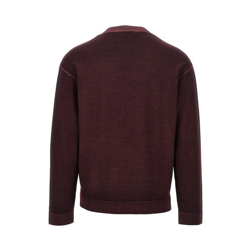 EMPORIO ARMANI Virgin wool knitting cardigan