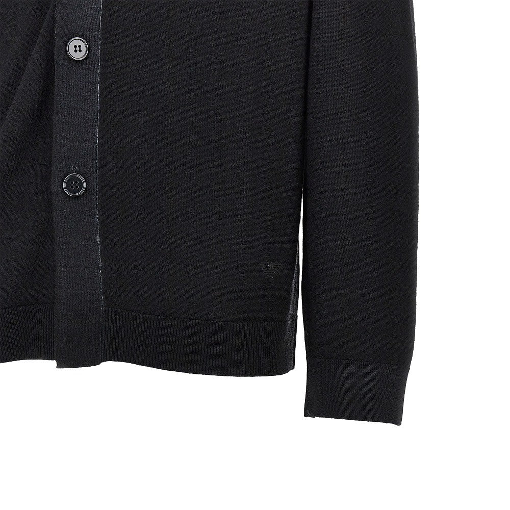 EMPORIO ARMANI Virgin wool knitting cardigan