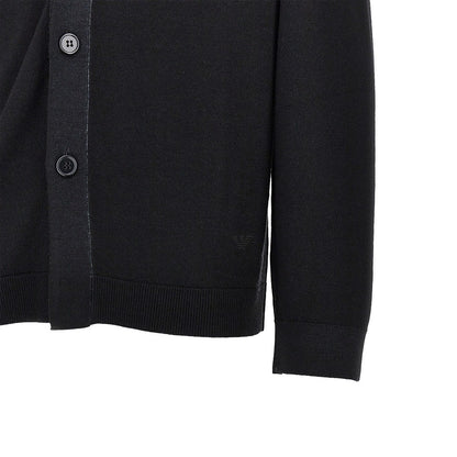 EMPORIO ARMANI Virgin wool knitting cardigan