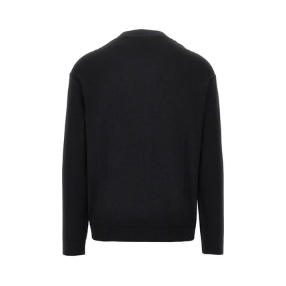 EMPORIO ARMANI Virgin wool knitting cardigan