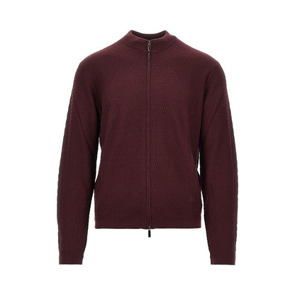 EMPORIO ARMANI Virgin wool knitted cardigan