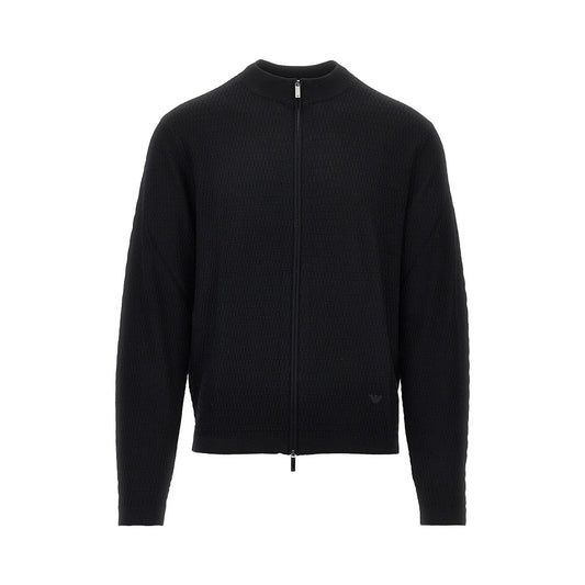EMPORIO ARMANI Virgin wool knitted cardigan