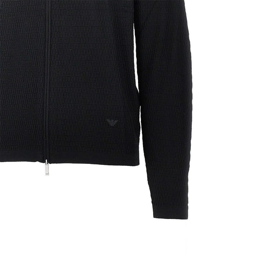 EMPORIO ARMANI Virgin wool knitted cardigan
