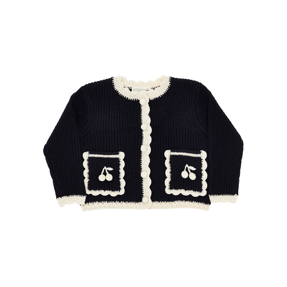 Bonpoint 'Marlys' wool and cotton cardigan