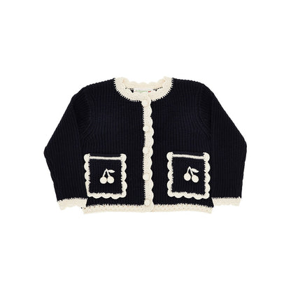 Bonpoint 'Marlys' wool and cotton cardigan