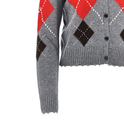 PINKO Wool and cashmere knitted cardigan