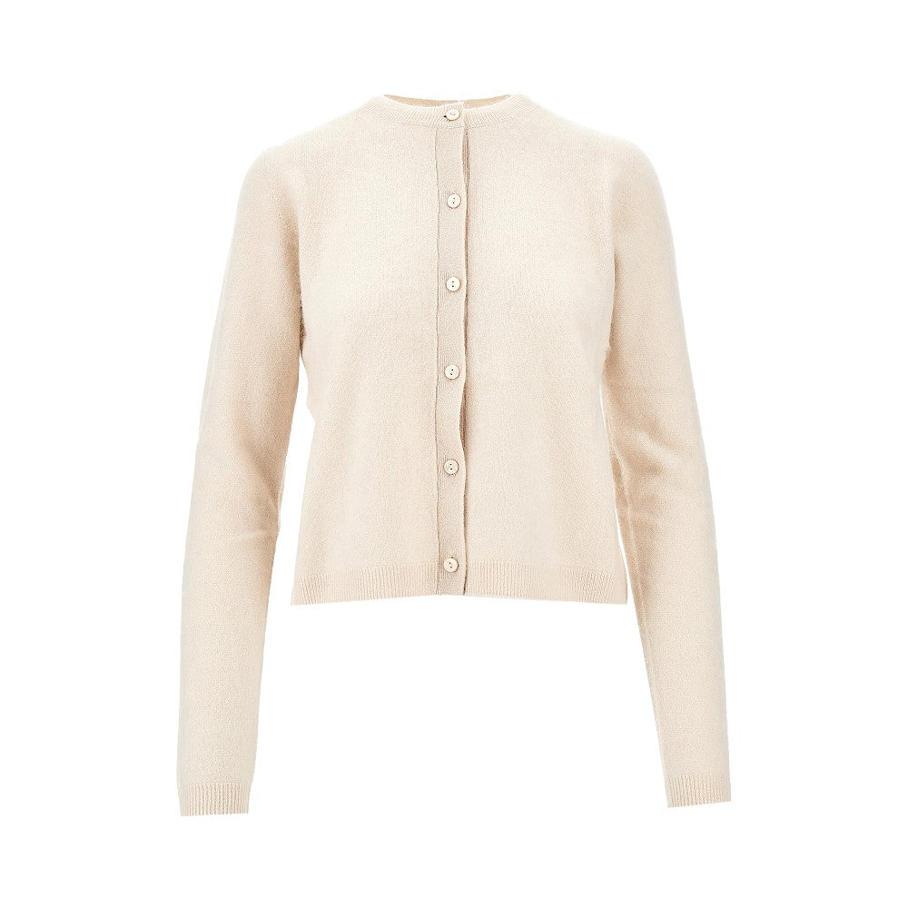 Weekend Max Mara Wool and cashmere crewneck cardigan
