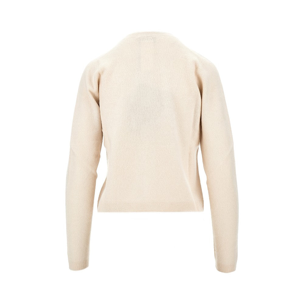 Weekend Max Mara Wool and cashmere crewneck cardigan