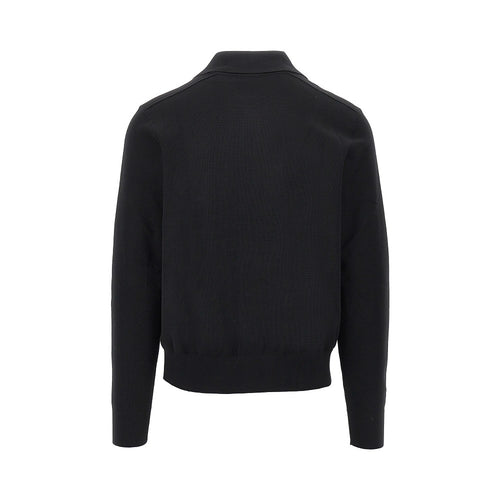 Burberry Wool cardigan with Check trimming